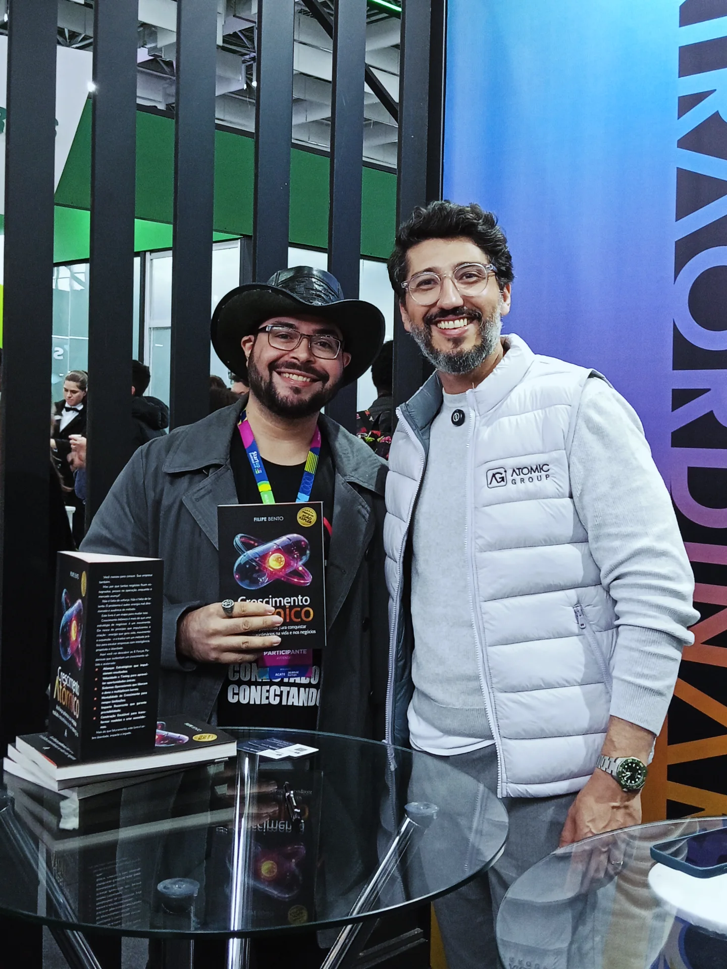 Fábio Rockeiro e Filipe Bento no Startup Summit 2025